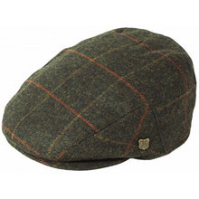 Load image into Gallery viewer, Cambridge Wool Tweed Irish Plaid Flat Cap
