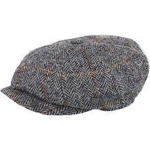 Load image into Gallery viewer, Harris Tweed Ireland Newsboy Flat Cap
