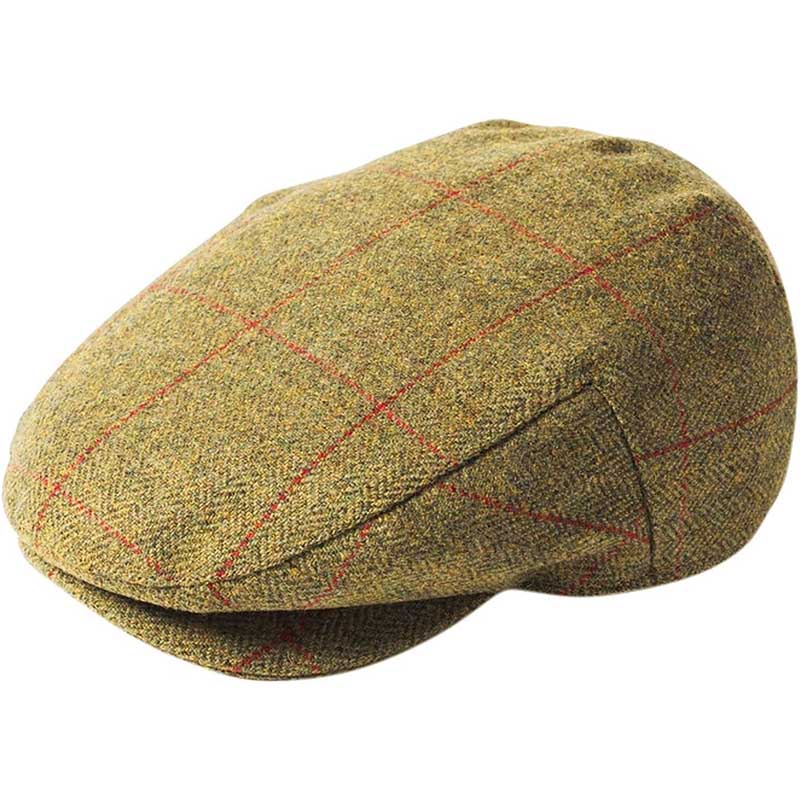 Irish Tweed Waterproof Flat Cap with Porelle Membrane