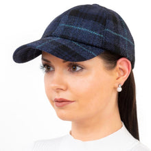 Load image into Gallery viewer, Ladies Irish Tweed Tartan Baseball Cap
