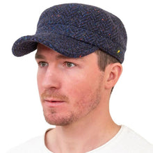 Load image into Gallery viewer, Men&#39;s Kerry Irish Tweed Cadet Hat
