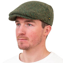 Load image into Gallery viewer, Mens Donegal Tweed Irish Flat Cap
