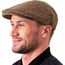 Load image into Gallery viewer, Men&#39;s Authentic Flat Cap Donegal Tweed

