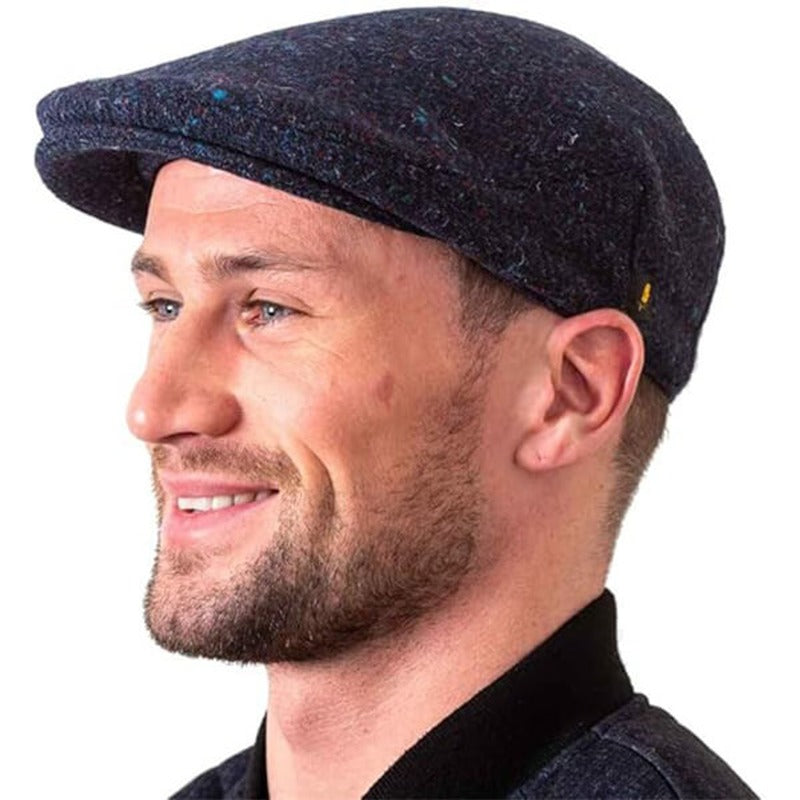 Men's Authentic Flat Cap Donegal Tweed