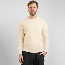 Load image into Gallery viewer, Men&#39;s Wool Ribbed Aran Isle Sweater

