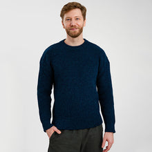 Load image into Gallery viewer, Men&#39;s Wool Ribbed Aran Isle Sweater
