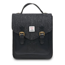 Load image into Gallery viewer, Harris Tweed &amp; Leather Scottish Backpack
