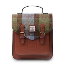 Load image into Gallery viewer, Harris Tweed &amp; Leather Scottish Backpack
