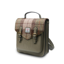 Load image into Gallery viewer, Harris Tweed &amp; Leather Scottish Backpack
