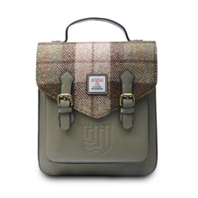 Load image into Gallery viewer, Harris Tweed &amp; Leather Scottish Backpack

