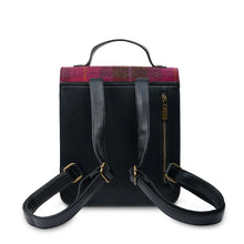 Load image into Gallery viewer, Harris Tweed &amp; Leather Scottish Backpack
