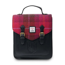 Load image into Gallery viewer, Harris Tweed &amp; Leather Scottish Backpack
