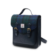 Load image into Gallery viewer, Harris Tweed &amp; Leather Scottish Backpack

