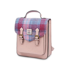 Load image into Gallery viewer, Harris Tweed &amp; Leather Scottish Backpack

