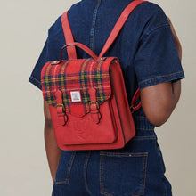 Load image into Gallery viewer, Harris Tweed &amp; Leather Scottish Backpack
