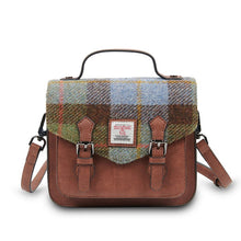 Load image into Gallery viewer, Handmade Harris Tweed Mini Calton Satchel
