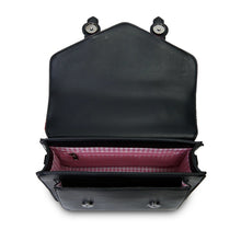 Load image into Gallery viewer, Handcrafted Harris Tweed &amp; Leather Medium Calton Satchel
