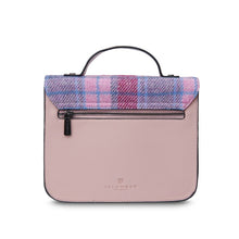 Load image into Gallery viewer, Handcrafted Harris Tweed &amp; Leather Medium Calton Satchel
