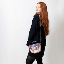 Load image into Gallery viewer, Mini Harris Tweed Cobble Plaid Satchel

