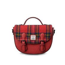 Load image into Gallery viewer, Mini Harris Tweed Cobble Plaid Satchel
