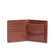 Load image into Gallery viewer, Handwoven Harris Tweed and Leather Wallet for Men
