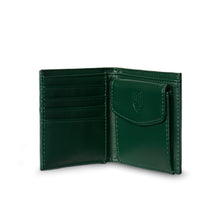 Load image into Gallery viewer, Handwoven Harris Tweed and Leather Wallet for Men
