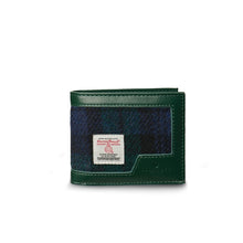 Load image into Gallery viewer, Handwoven Harris Tweed and Leather Wallet for Men
