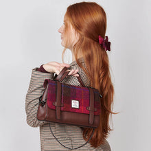 Load image into Gallery viewer, Harris Tweed &amp; Leather Islander Orkney Satchel

