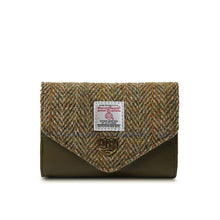 Load image into Gallery viewer, Ladies Harris Tweed &amp; Leather Mini Wallet
