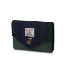 Load image into Gallery viewer, Ladies Harris Tweed &amp; Leather Mini Wallet
