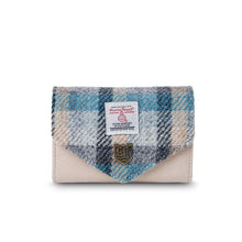 Load image into Gallery viewer, Ladies Harris Tweed &amp; Leather Mini Wallet
