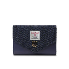 Load image into Gallery viewer, Ladies Harris Tweed &amp; Leather Mini Wallet
