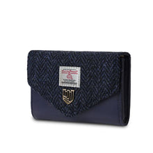Load image into Gallery viewer, Ladies Harris Tweed &amp; Leather Mini Wallet
