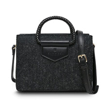 Load image into Gallery viewer, Scottish Harris Tweed Small Tote Bag
