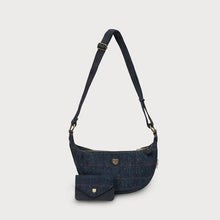 Load image into Gallery viewer, Handwoven Harris Tweed Unisex Shoulder Bag
