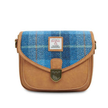 Load image into Gallery viewer, Ladies Harris Tweed Tartan Saddle Shoulder Bag- Mini
