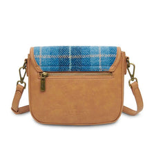 Load image into Gallery viewer, Ladies Harris Tweed Tartan Saddle Shoulder Bag- Mini

