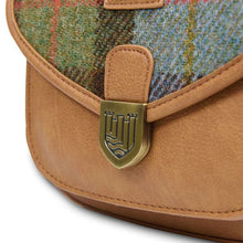 Load image into Gallery viewer, Ladies Harris Tweed Tartan Saddle Shoulder Bag- Mini
