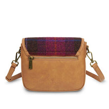 Load image into Gallery viewer, Ladies Harris Tweed Tartan Saddle Shoulder Bag- Mini

