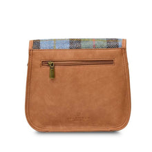 Load image into Gallery viewer, Harris Tweed Tartan Saddle Shoulder Bag- Medium

