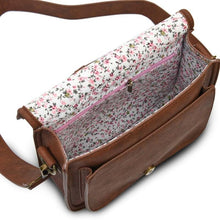 Load image into Gallery viewer, Harris Tweed Tartan Saddle Shoulder Bag- Medium
