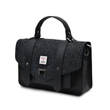Load image into Gallery viewer, Women&#39;s Harris Tweed Large Tartan Satchel Bag
