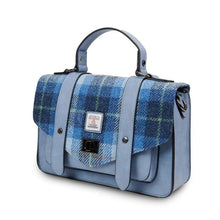 Load image into Gallery viewer, Women&#39;s Harris Tweed Large Tartan Satchel Bag
