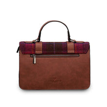 Load image into Gallery viewer, Women&#39;s Harris Tweed Large Tartan Satchel Bag
