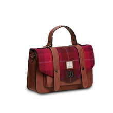 Load image into Gallery viewer, Women&#39;s Harris Tweed Large Tartan Satchel Bag
