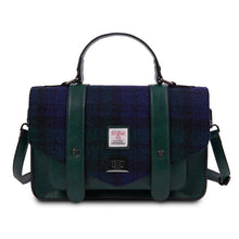Load image into Gallery viewer, Women&#39;s Harris Tweed Large Tartan Satchel Bag
