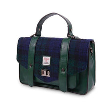 Load image into Gallery viewer, Women&#39;s Harris Tweed Large Tartan Satchel Bag
