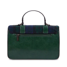 Load image into Gallery viewer, Women&#39;s Harris Tweed Large Tartan Satchel Bag
