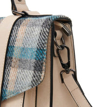 Load image into Gallery viewer, Women&#39;s Harris Tweed Large Tartan Satchel Bag
