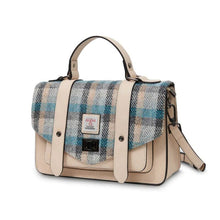 Load image into Gallery viewer, Women&#39;s Harris Tweed Large Tartan Satchel Bag
